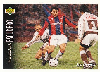 Mario Rolando Escudero San Lorenzo 1995 Upper Deck Futbol Argentina #72
